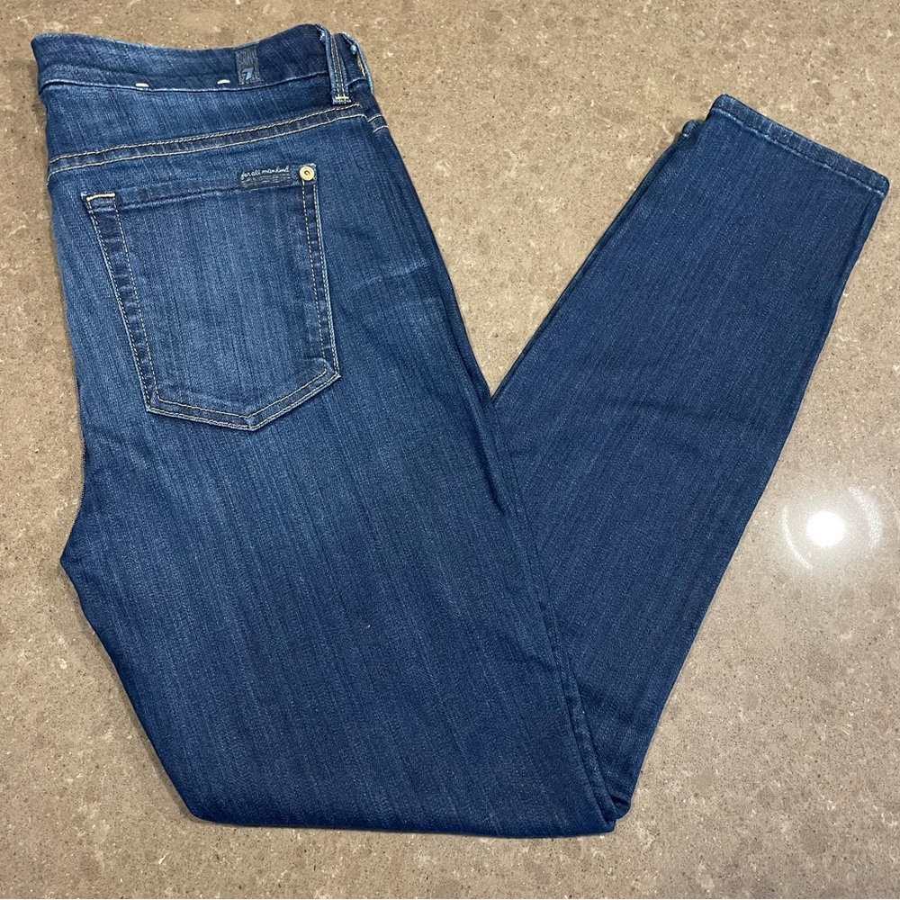 7 for all mankind jeans with bejeweled details